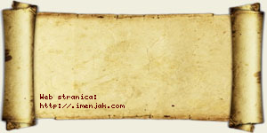 Anđela Bilbija vizit kartica